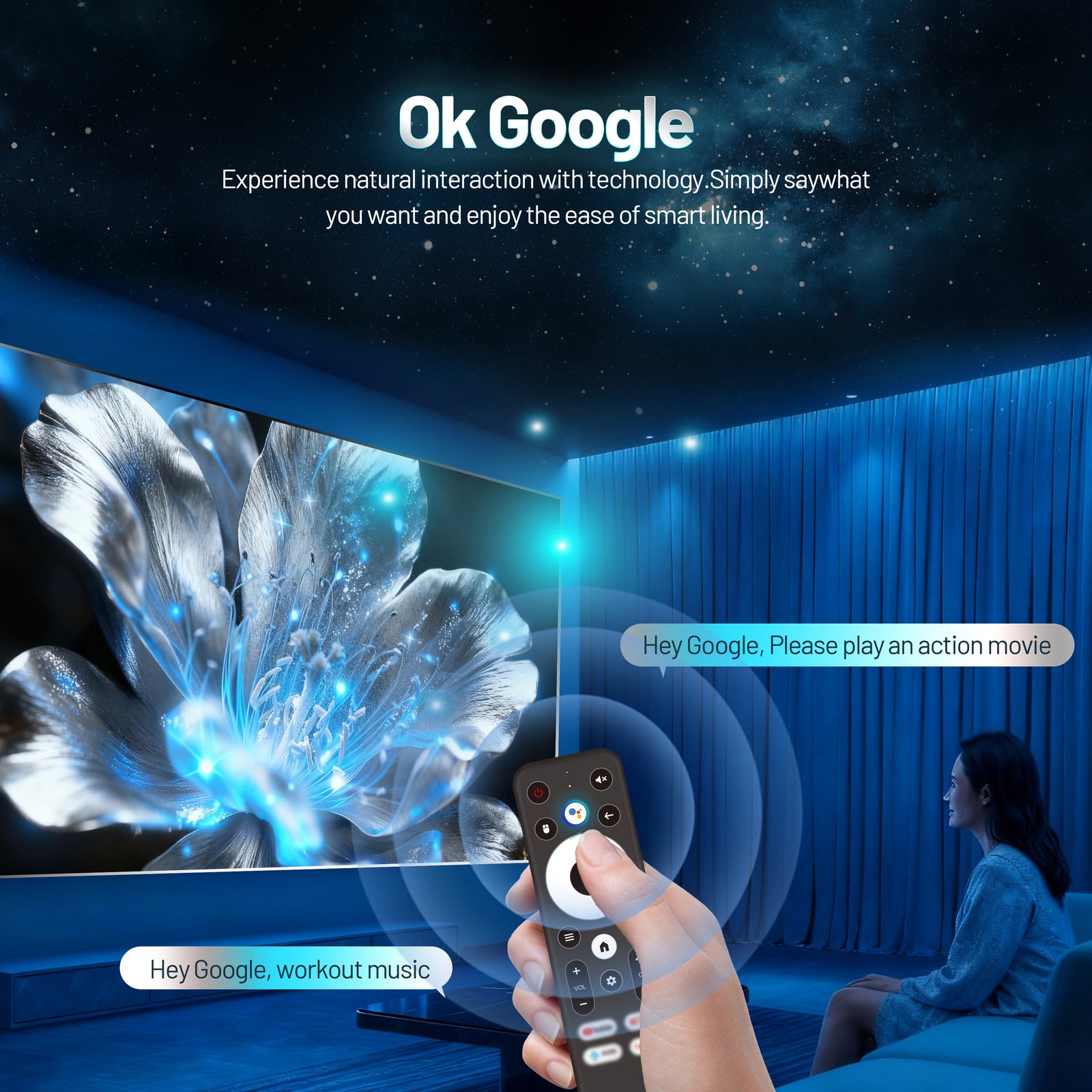 Ok Google voice control