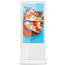 Champagne finish floor standing kiosk