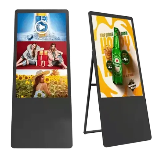 Portable A-Frame Android Digital Signage Kiosk